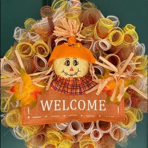 Harvest welcome wreath